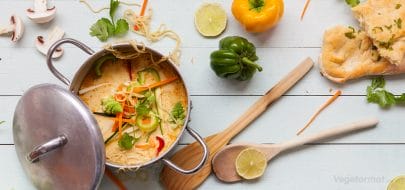 Thailandsk grønnsaksuppe – vegetaroppskrift
