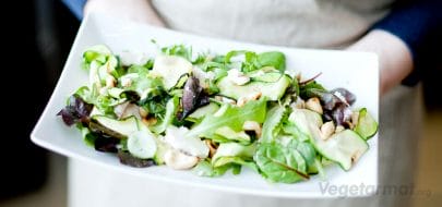Salat med grillet squash – vegetaroppskrift