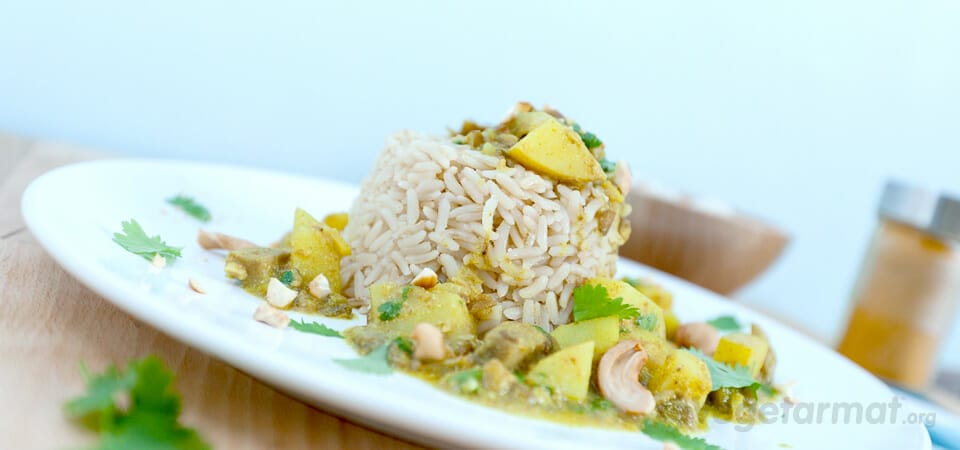 Linse-curry med sopp