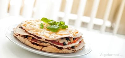 Tortilla-lasagne – vegetaroppskrift
