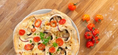 Pizza bianca – vegetaroppskrift